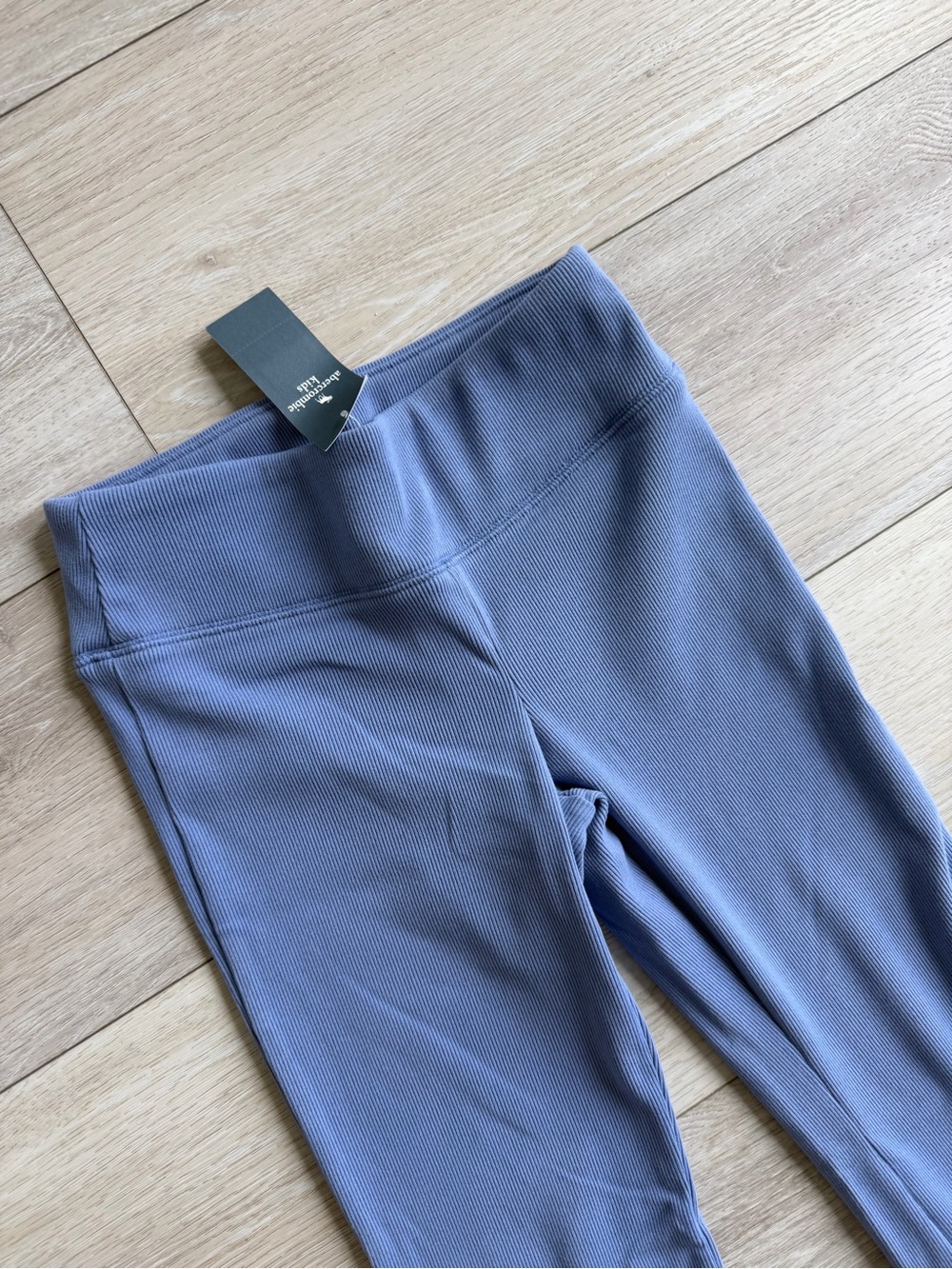 Abercrombie kids ribbed flare leggings girls size 9 / 10 short - Picture 3 of 6